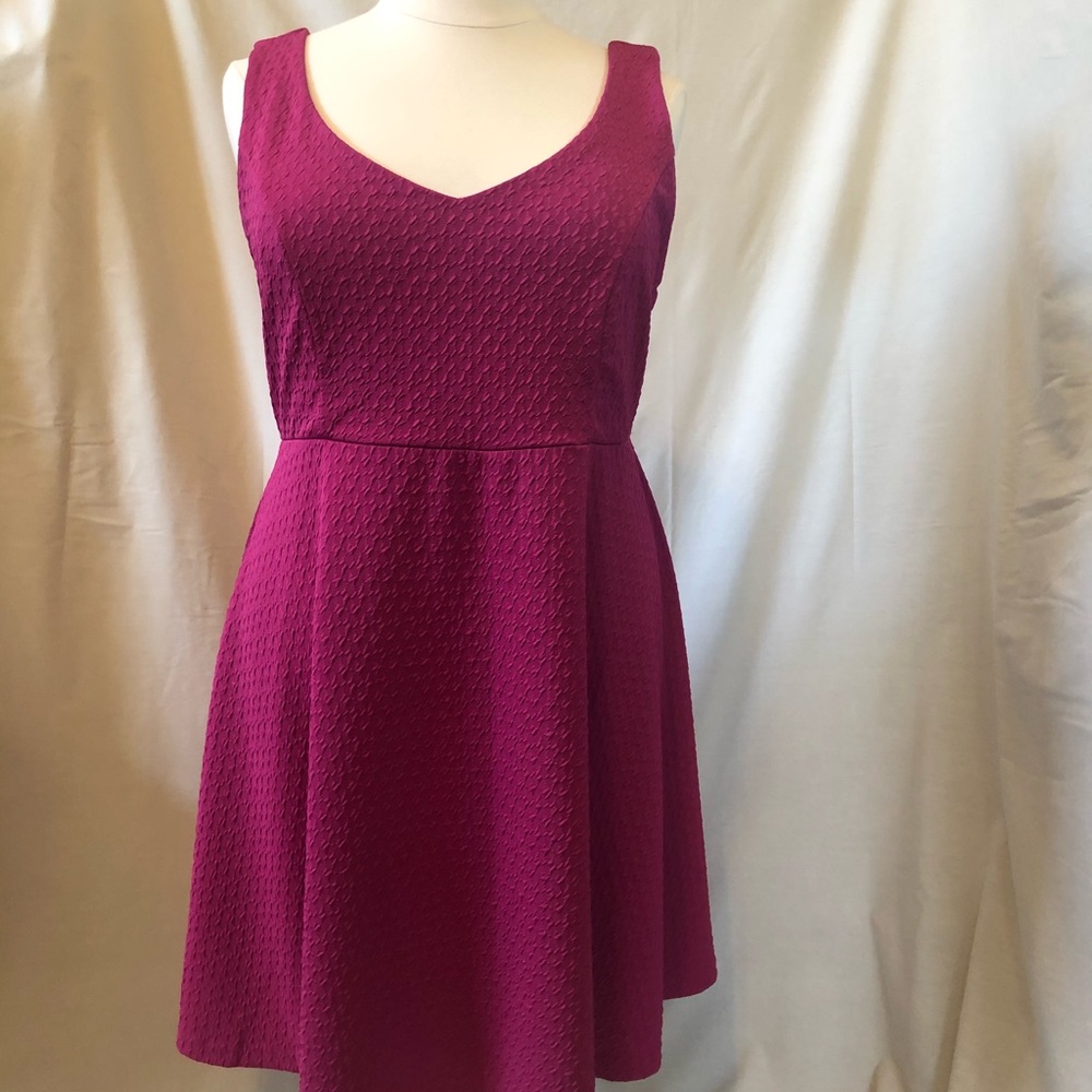 V-Neck Skater Dress